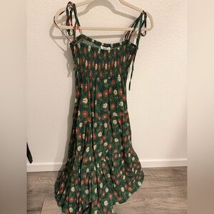 TALULAH Green Floral Maxi Dress